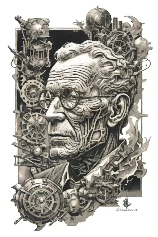 Psycho-history and the first radiant on asimov's foundation.  tattoo design idea