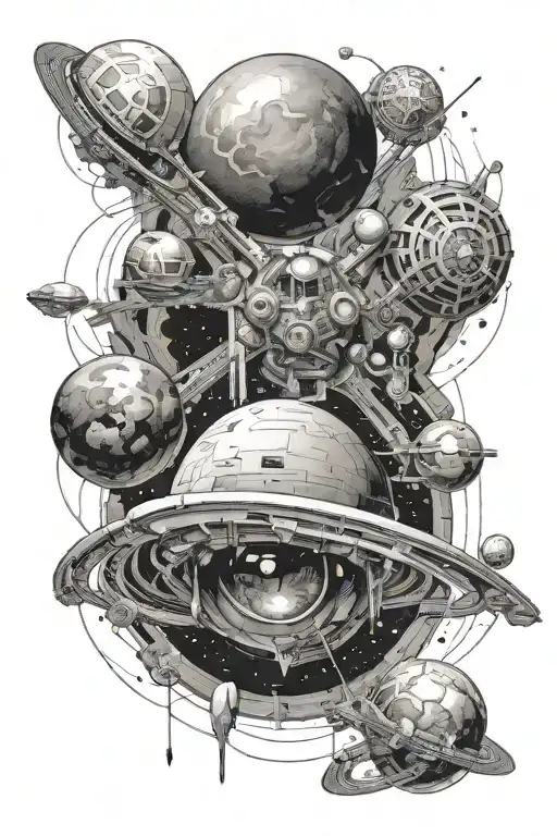 Colonizing planets, psycho-history and the first radiant on asimov's foundation.  tattoo design idea