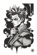 chrollo from hunter x Hunter tattoo design idea