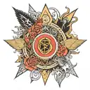 rock music pink floyd led zeppelin Soundgarden  tattoo design idea