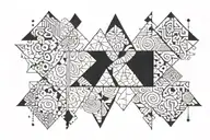 nordic, alchemy, geometric design incorporating tattoo design idea