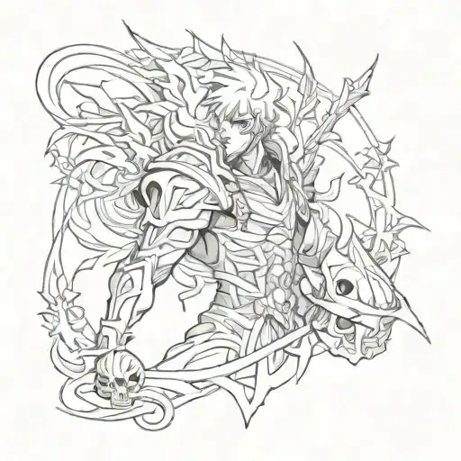 ichigo hollow   tattoo design idea