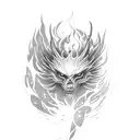 rise from the ashes tattoo design idea