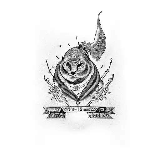 A SENTENCE THAT SAYS "he who finds things is wise, but he who continues to seek is evermore free" in a 1899 style tattoo design idea