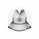 arthur morgan's hat  tattoo design idea