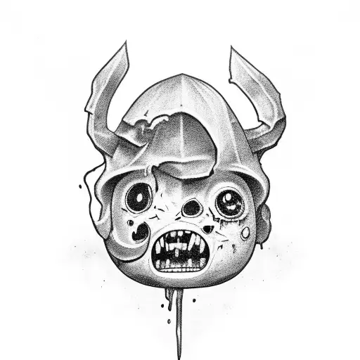 The binding of isaac tattoo design idea