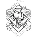 tailor swift 1989 album with the name scar tattoo design idea