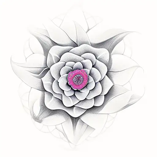 Mirrored Lotus Flower / Mandala – pmtsketch - tattoo&design GmbH