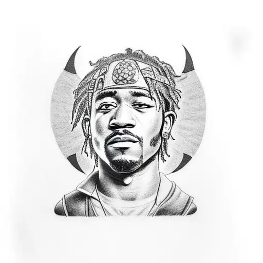 lil uzi vert tattoo design idea