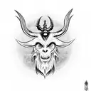 baphomet tattoo design idea