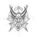 baphomet tattoo design idea