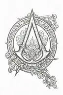 Assassins creed logo tattoo design idea
