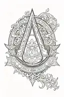 Assassins creed logo tattoo design idea