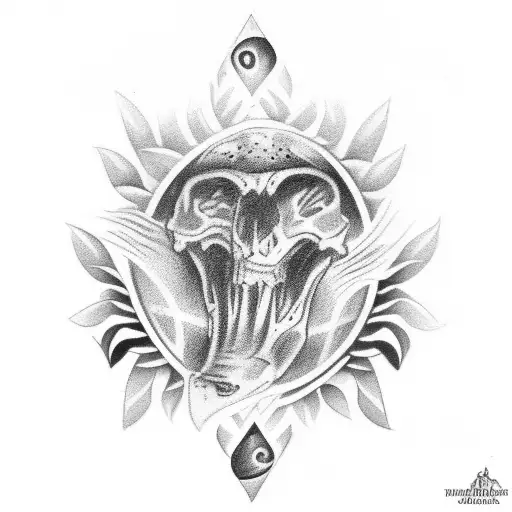  leg tattoo where the symbolic is everything happens for a reason  tattoo design idea