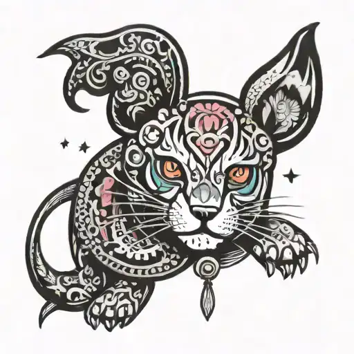 kids birthday tattoo design idea