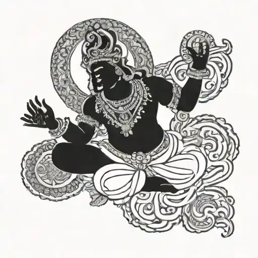 hindu mythology tattoo design idea