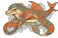 dolphin tattoo design idea