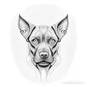 Vizsla tattoo design idea