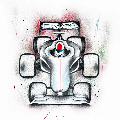 formula 1 tattoo design idea