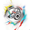 formula 1 tattoo design idea