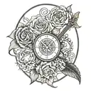 Taylor swift, blink 182, the Beatles  tattoo design idea