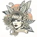 Taylor swift, blink 182, the Beatles  tattoo design idea