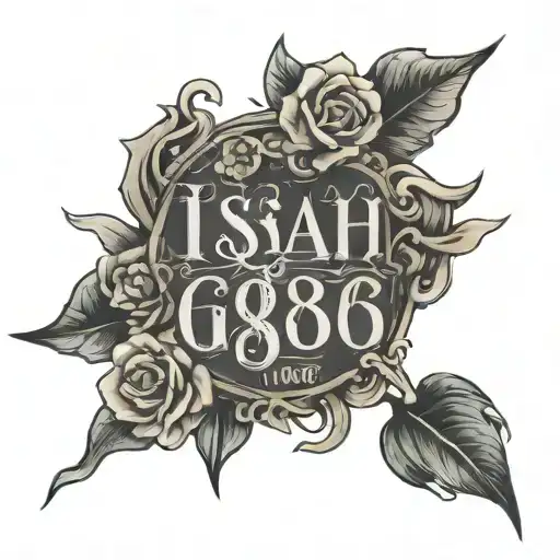 Isaiah 6:8 written tattoo design idea