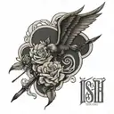 Isaiah 6:8 written tattoo design idea