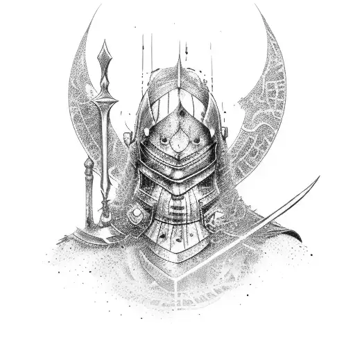 dark souls tattoo design idea