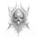 dark souls tattoo design idea