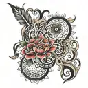 Anand Aarti tattoo design idea