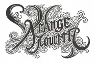 "orange county" gothic cholo letters style tattoo design idea