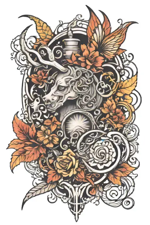 quixotic tattoo design idea