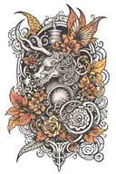 quixotic tattoo design idea