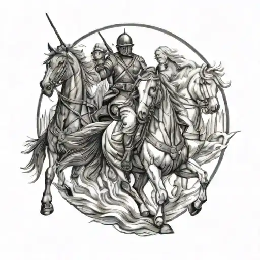 four horseman tattoo design tattoo design idea