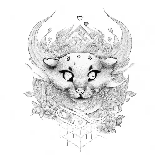 love for ever tattoo design idea