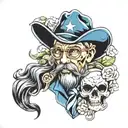 memorial dad tattoo design idea