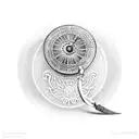 pocket watch Ancient Rome roman tattoo design idea