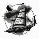 star wars ship tattoo design idea