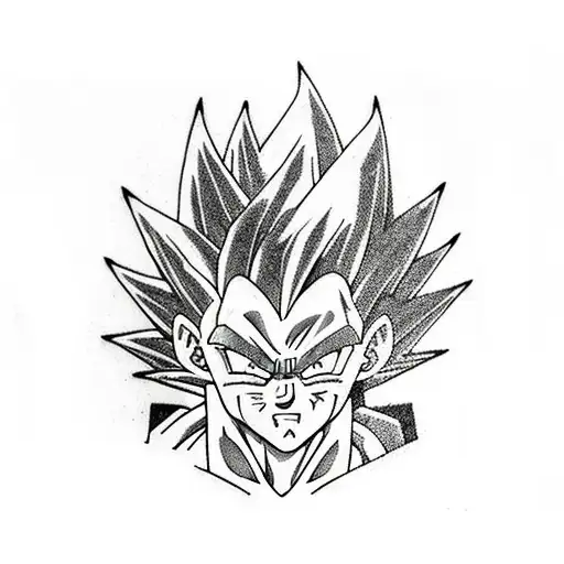 goku vegeta jojo walk  tattoo design idea