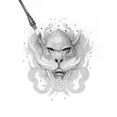 gada Mace tattoo design idea