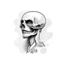 Alone and pain  tattoo design idea