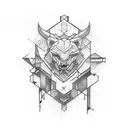 carpentry tattoo design idea