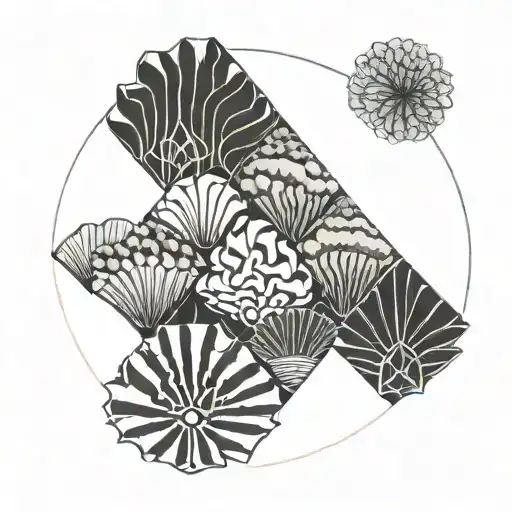 oyster reef  tattoo design idea