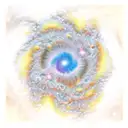 spiral fractal universe nebula tattoo design idea