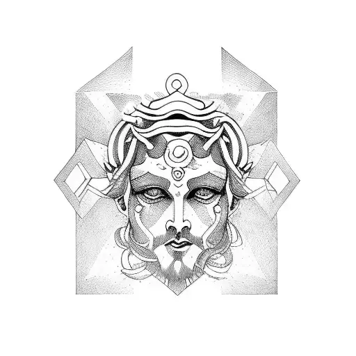 Dionysus   tattoo design idea