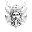 Dionysus   tattoo design idea