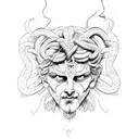 Dionysus   tattoo design idea