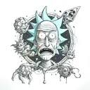 Rick And Morty tattoo design idea