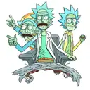 Rick And Morty tattoo design idea